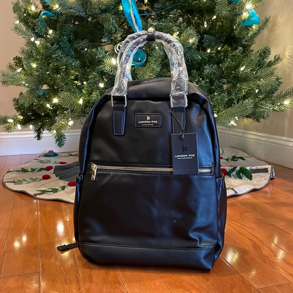 NWT Black London Fog Backpack